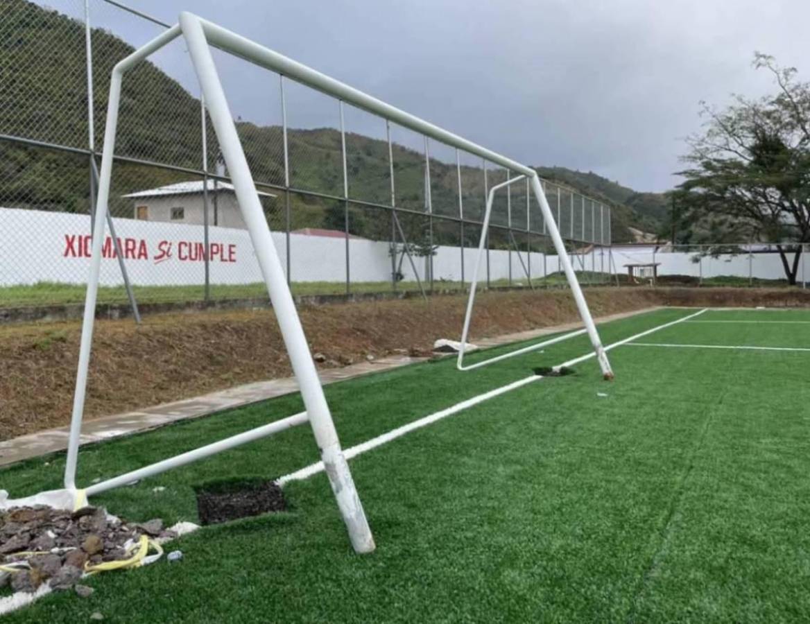 En fotos: Así es el curioso estadio de Honduras donde se jugará al fútbol en el Clausura 2025 de la Liga Nacional