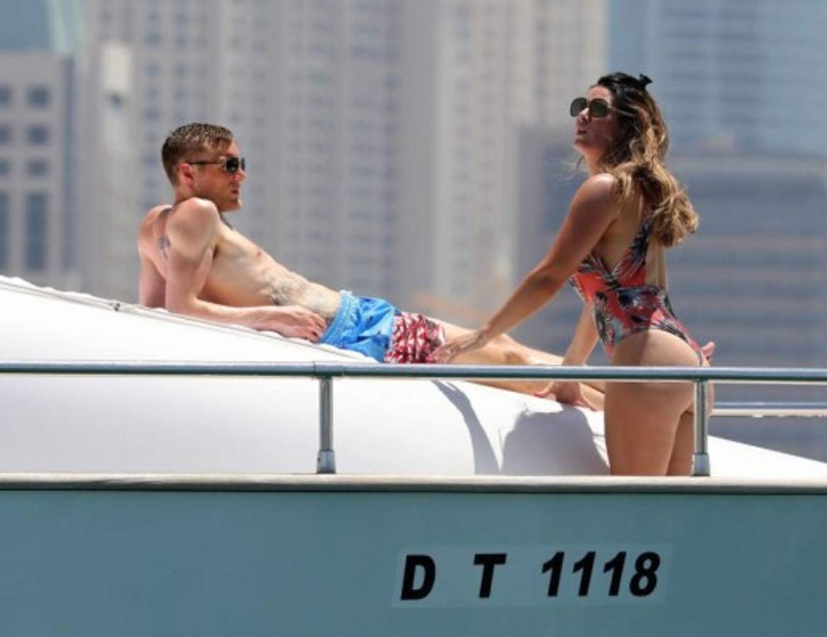 Las vacaciones de Jamie Vardy y su espectacular esposa en Dubai
