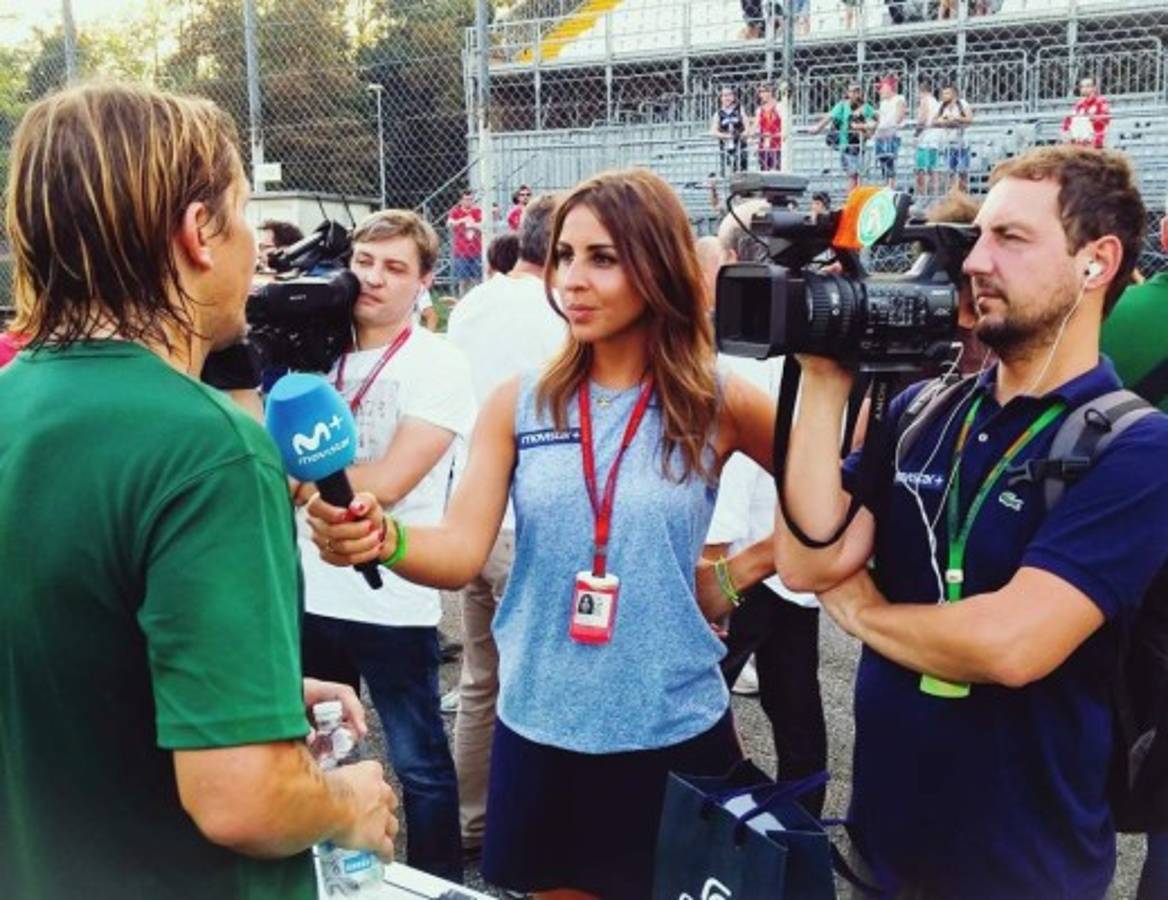 Los rostros más bellos que le dan cobertura en español a la Fórmula 1