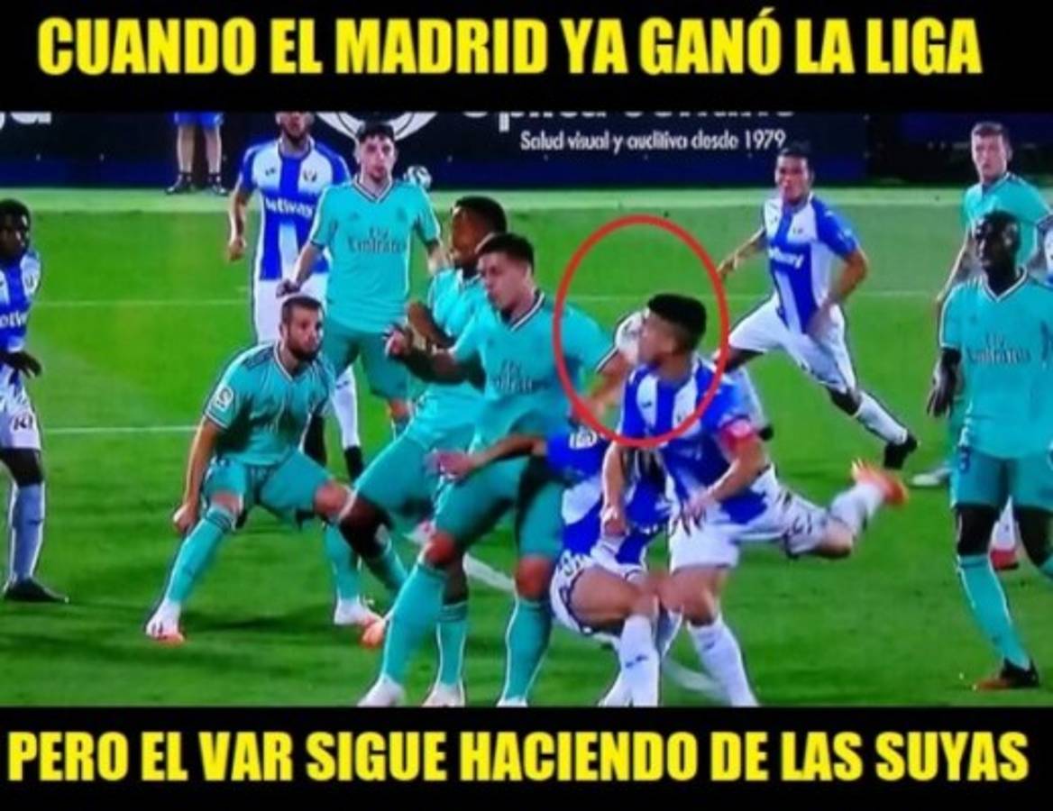Los memes hacen pedazos al Real Madrid por recibir 'ayudas' del VAR y descender al Leganés