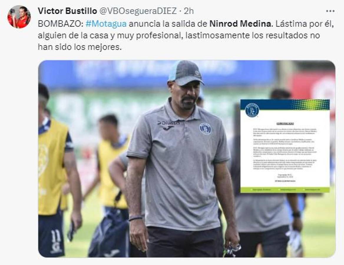 Lo que dicen los periodistas hondureños sobre el despido de Ninrod Medina en Motagua: “Nunca fue el DT que ocupaban”