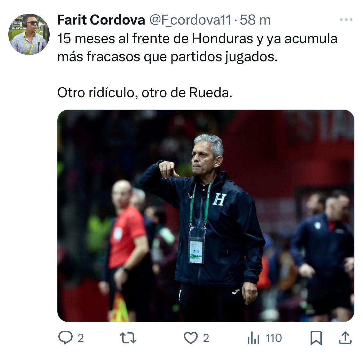 La prensa hondureña atiza contra Reinaldo Rueda tras goleada ante México: “Es toda tuya”, “Expuso de forma horrible al jugador” y “Fue vulnerable”