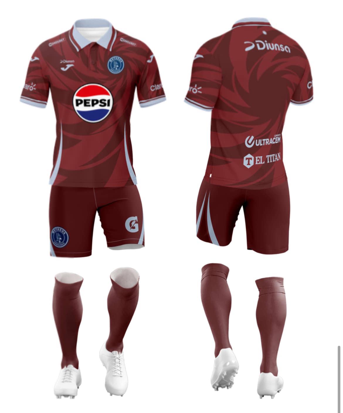 Detalles dorados y novedosos colores: Así son los uniformes que diseñan aficionados de Motagua para la temporada 24-25