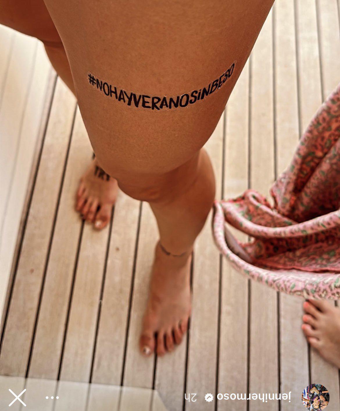 Así son las vacaciones Jenni Hermoso tras su polémico beso: ‘Tatuaje’ dedicado a Rubiales y Alexia Putellas deslumbra