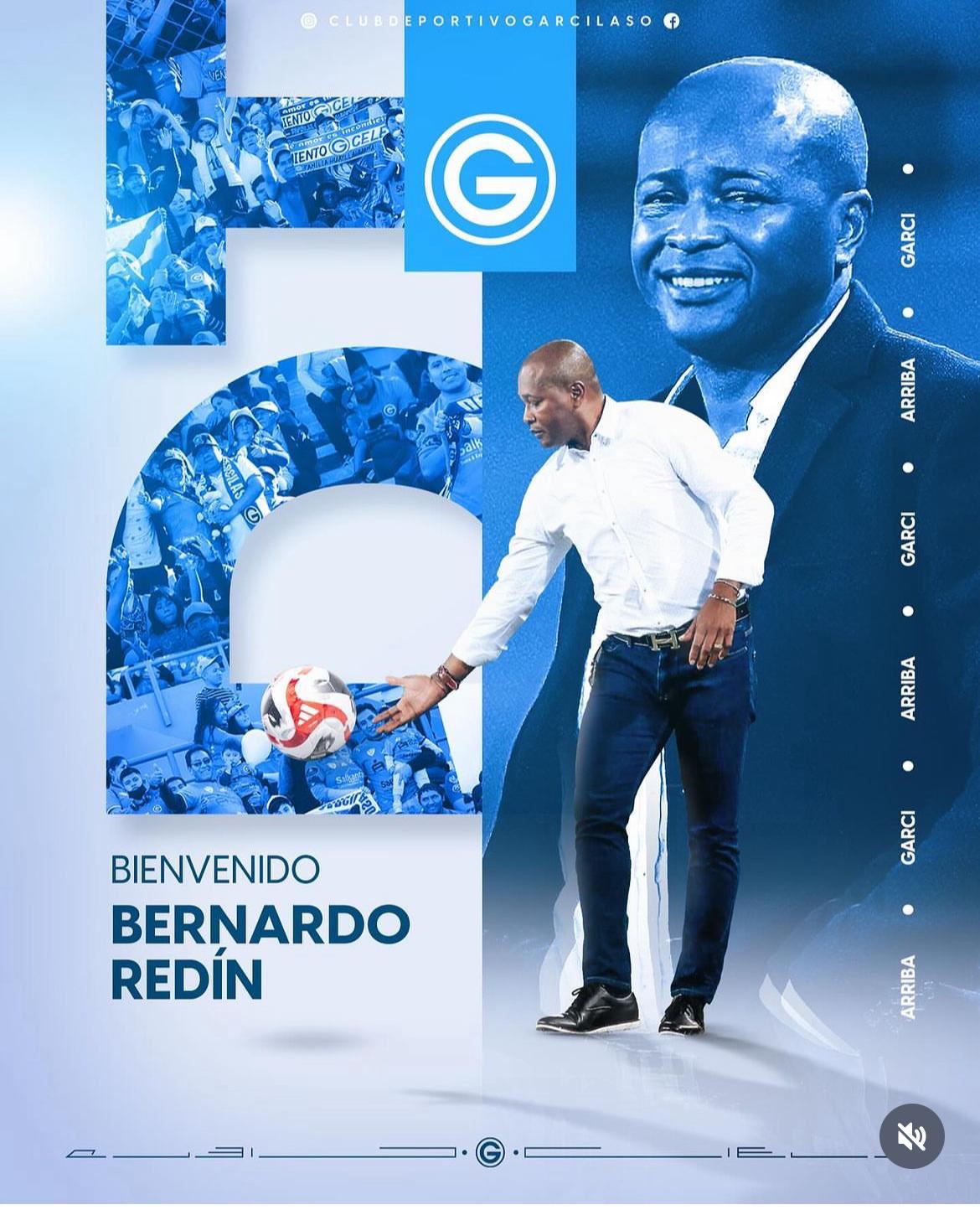 Con esta imagen el equipo peruano anunció la llegada de Bernardo Redín.