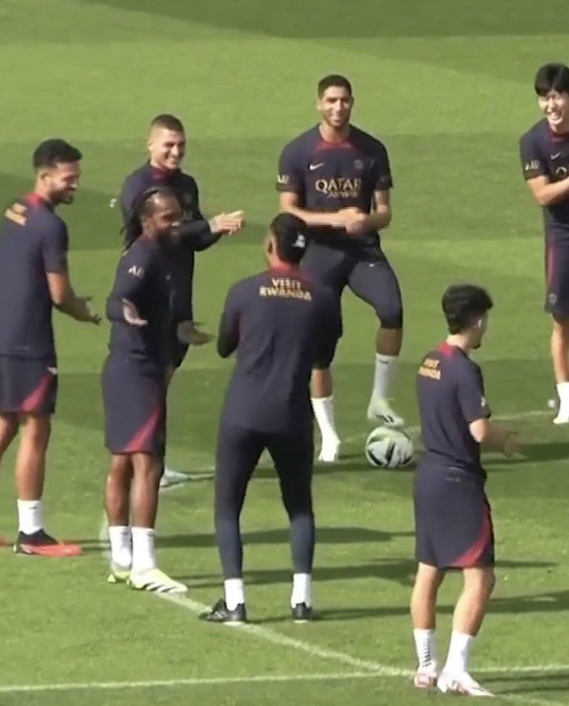 Así fue el regreso de Mbappé a los entrenamientos de PSG: ‘nuevo’ amigo, Keylor Navas con baile inesperado y daga a Real Madrid