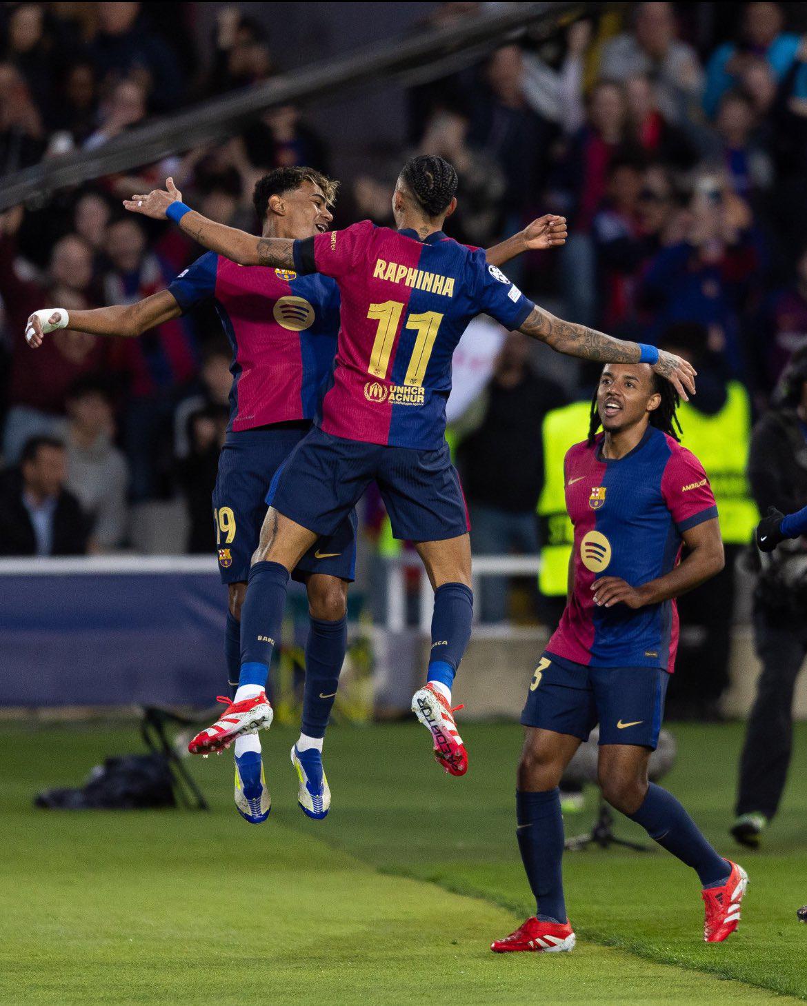 Raphinha y Lamine Yamal hacen historia; la felicidad del Barça tras avanzar a cuartos: “Ahora nos volvimos a ilusionar”