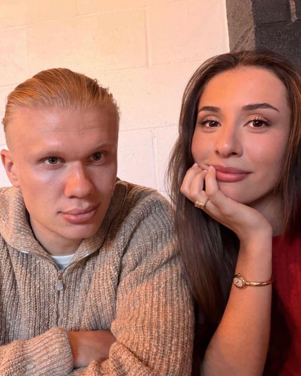 La novia de Haaland que lo conquistó con un mensaje: ¿por qué ocultan a su hijo?