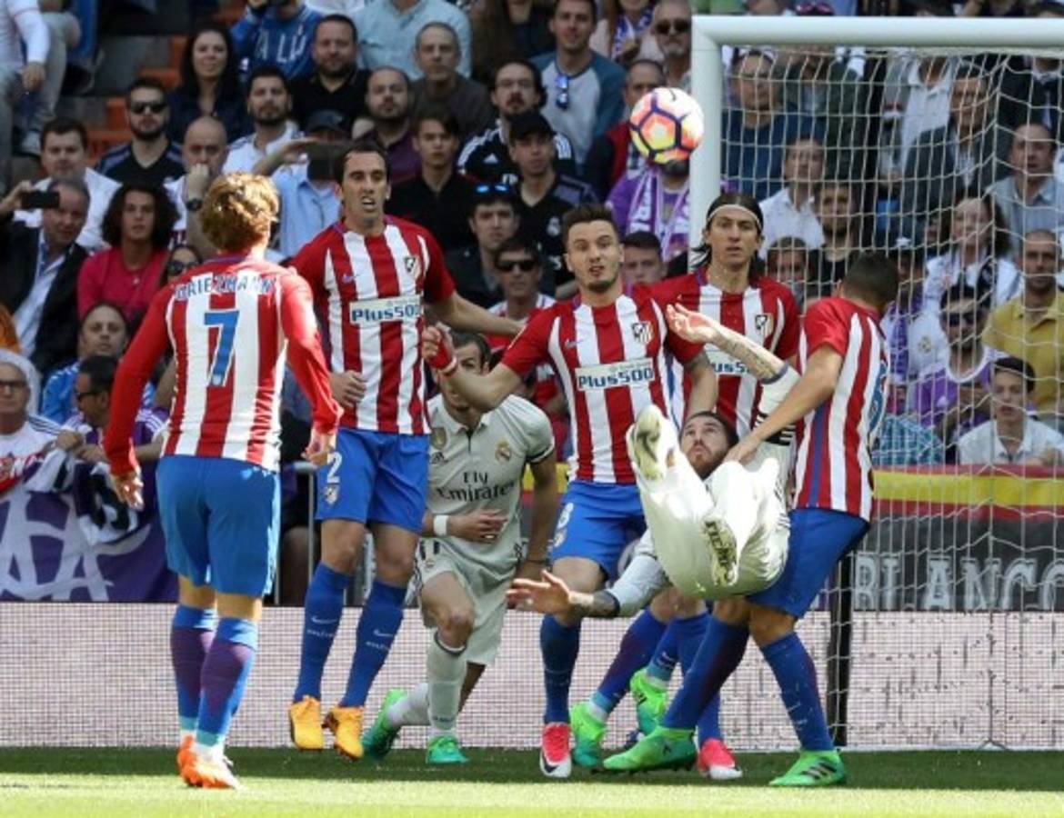 Las imágenes más curiosas que no viste por la tv tras el Real Madrid-Atlético