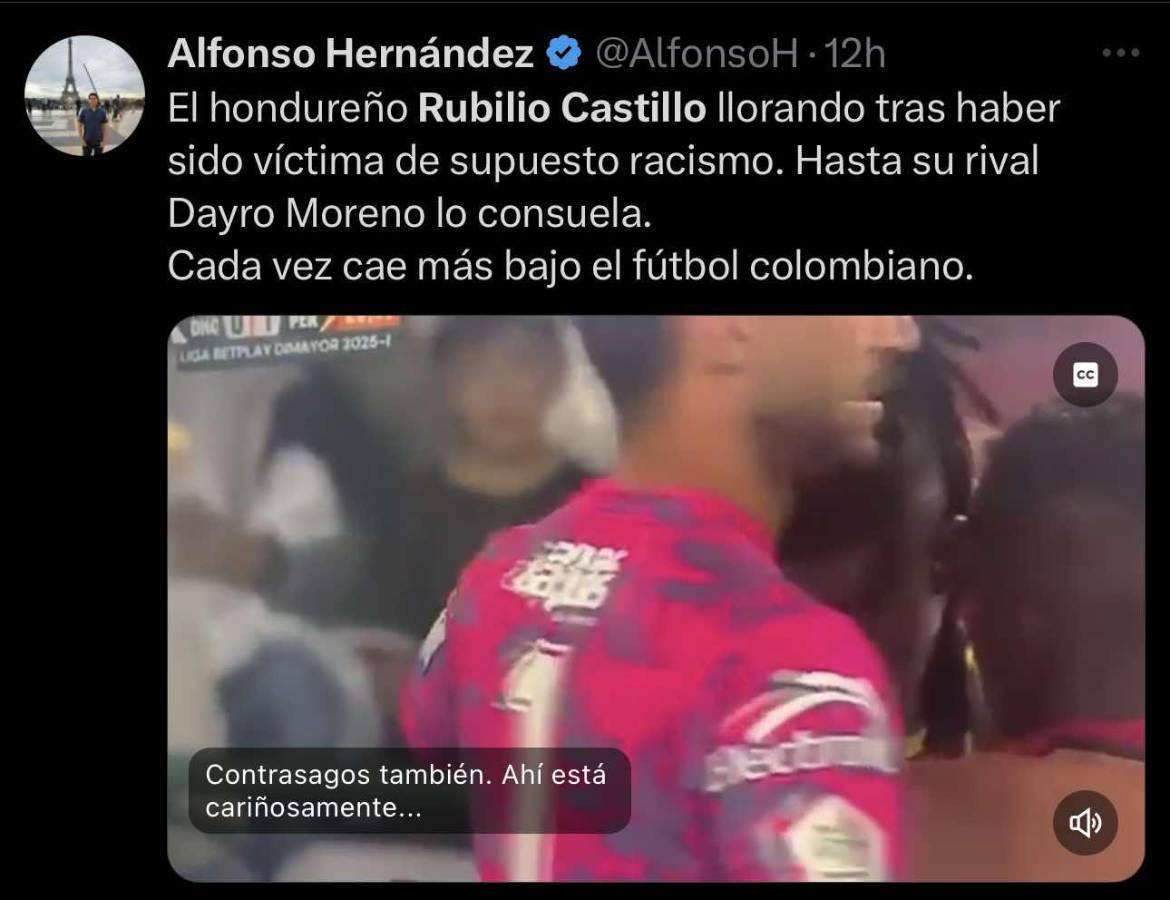 “Una vergüenza” “que asco” “penoso”: así reacciona la prensa de Colombia sobre el caso de racismo que sufrió Rubilio Castillo