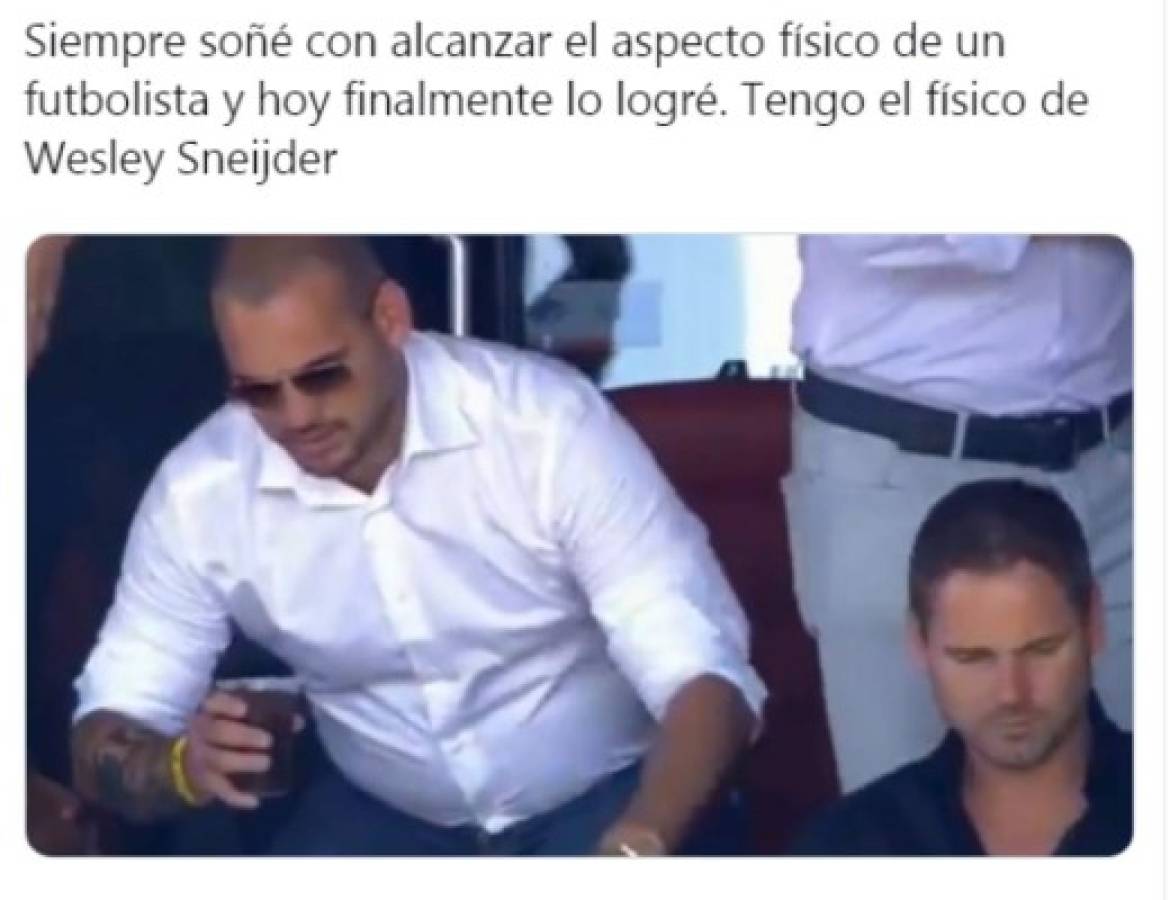 Impactante: Así luce ahora Wesley Sneijder a dos semanas de anunciar su retiro