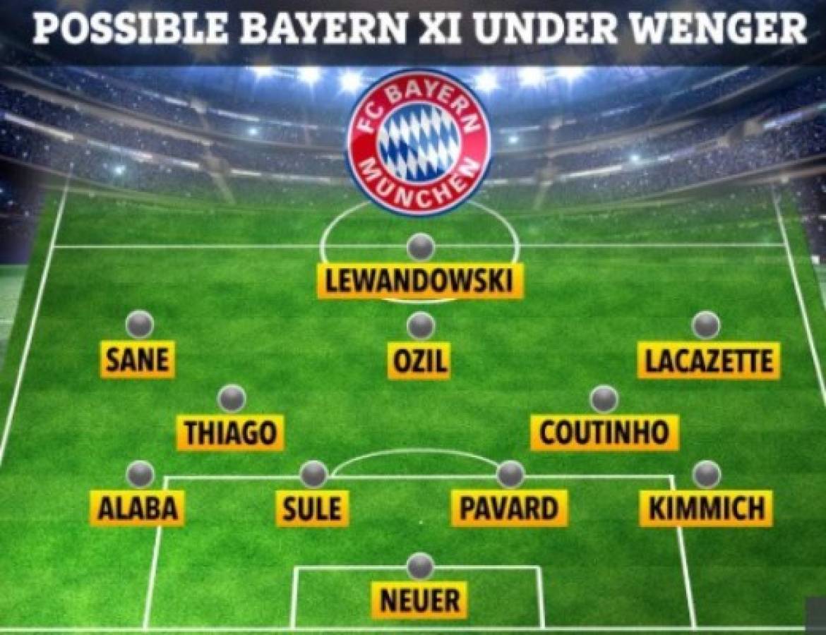 Con fichajes: Arsene Wenger y el equipazo que tendría en el Bayern Munich si es nombrado DT
