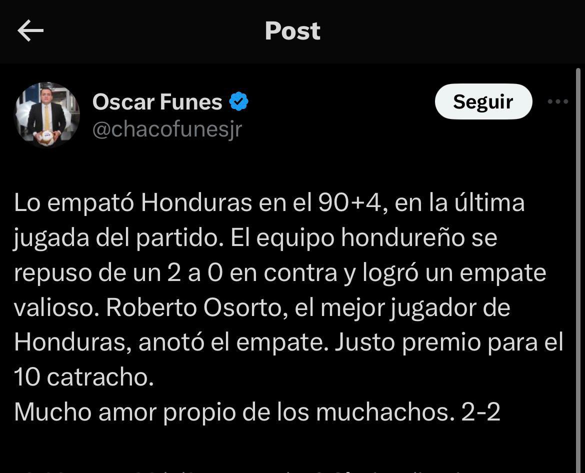 ”El mejor de Honduras”, “alma de la Selección”: Prensa se rinde ante Roberto Osorto tras ser héroe en el Premundial Sub-20