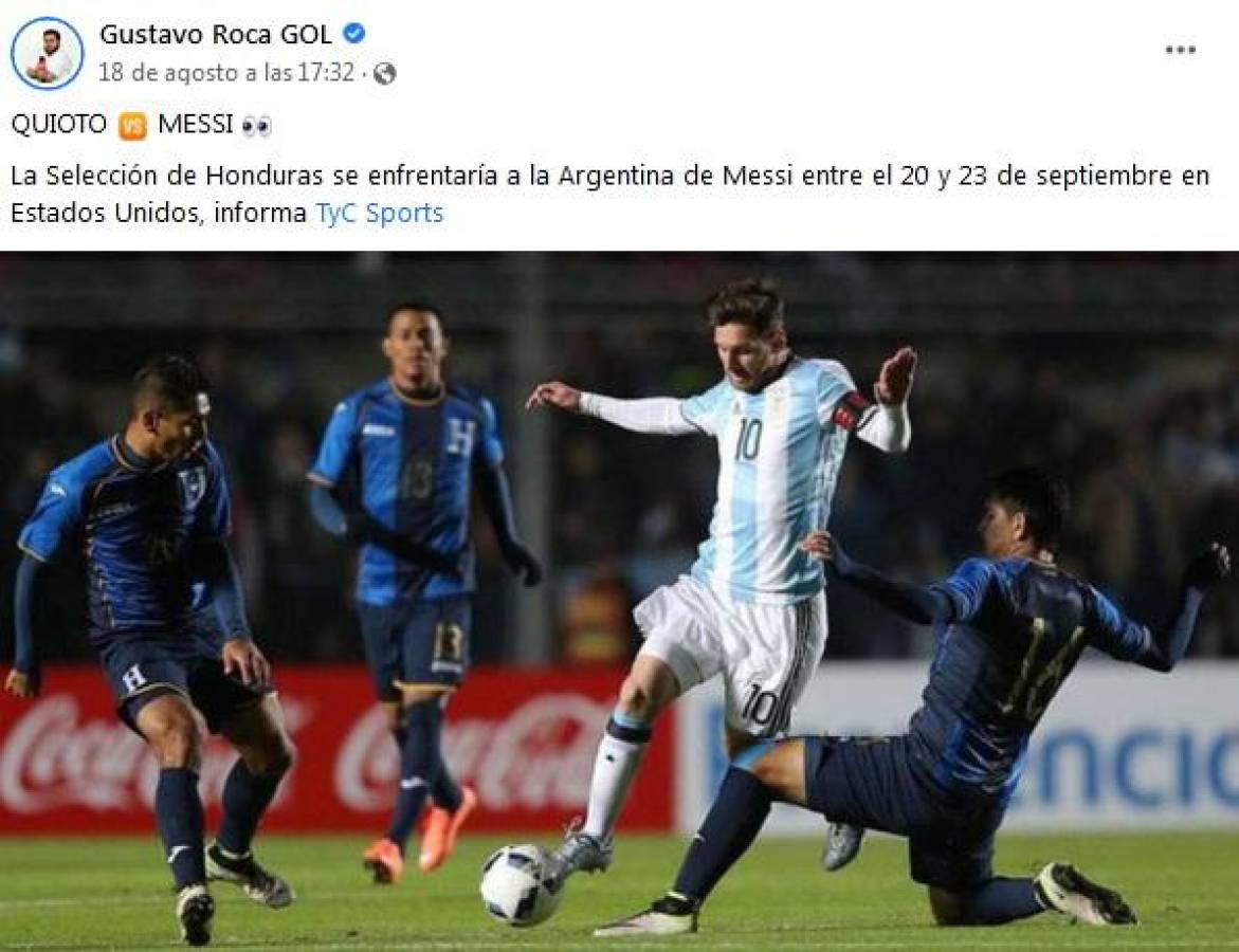 “Contra el siete veces Balón de Oro, Messi”: La reacción de la prensa tras confirmarse el amistosos Argentina vs Honduras