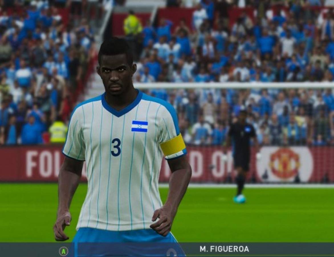 ¡Solo tres se parecen! Así lucen las selecciones de Honduras y Costa Rica en el PES 2020