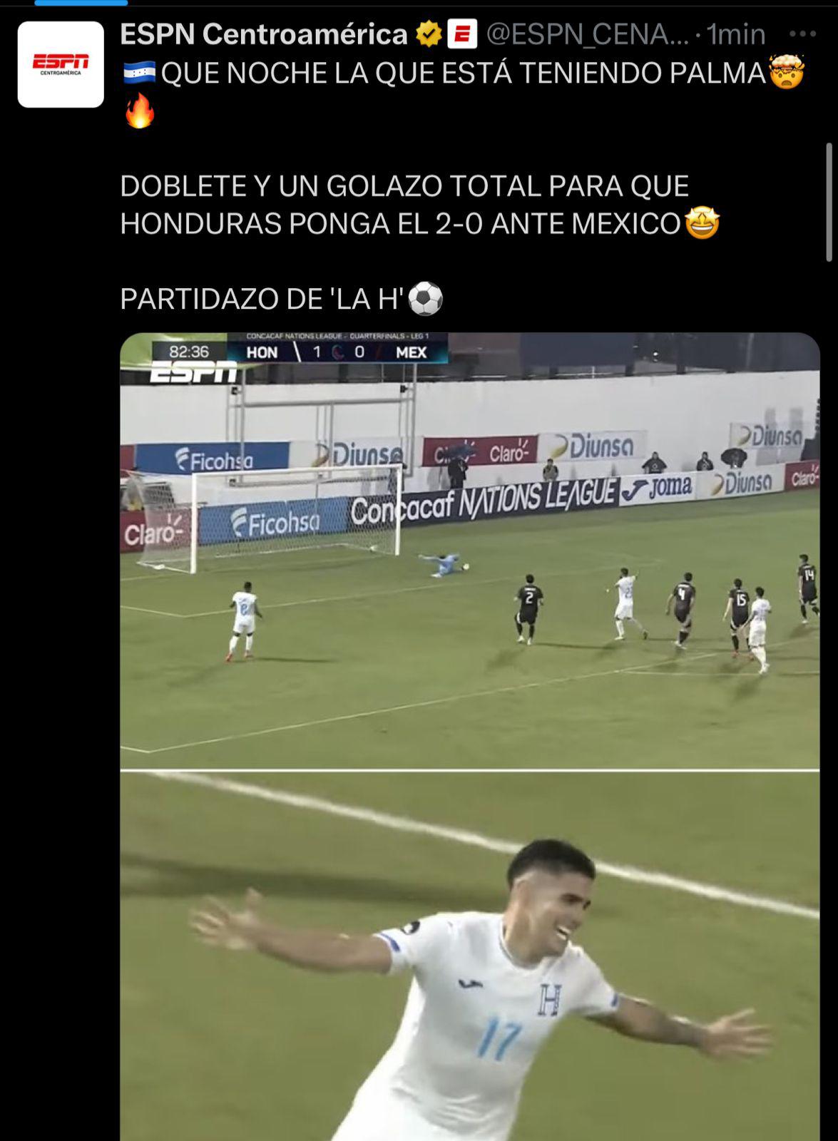 “¿Por qué no juega”, “la pesadilla de México”: la prensa reacciona a la noche mágica de Luis Palma en el triunfo de Honduras