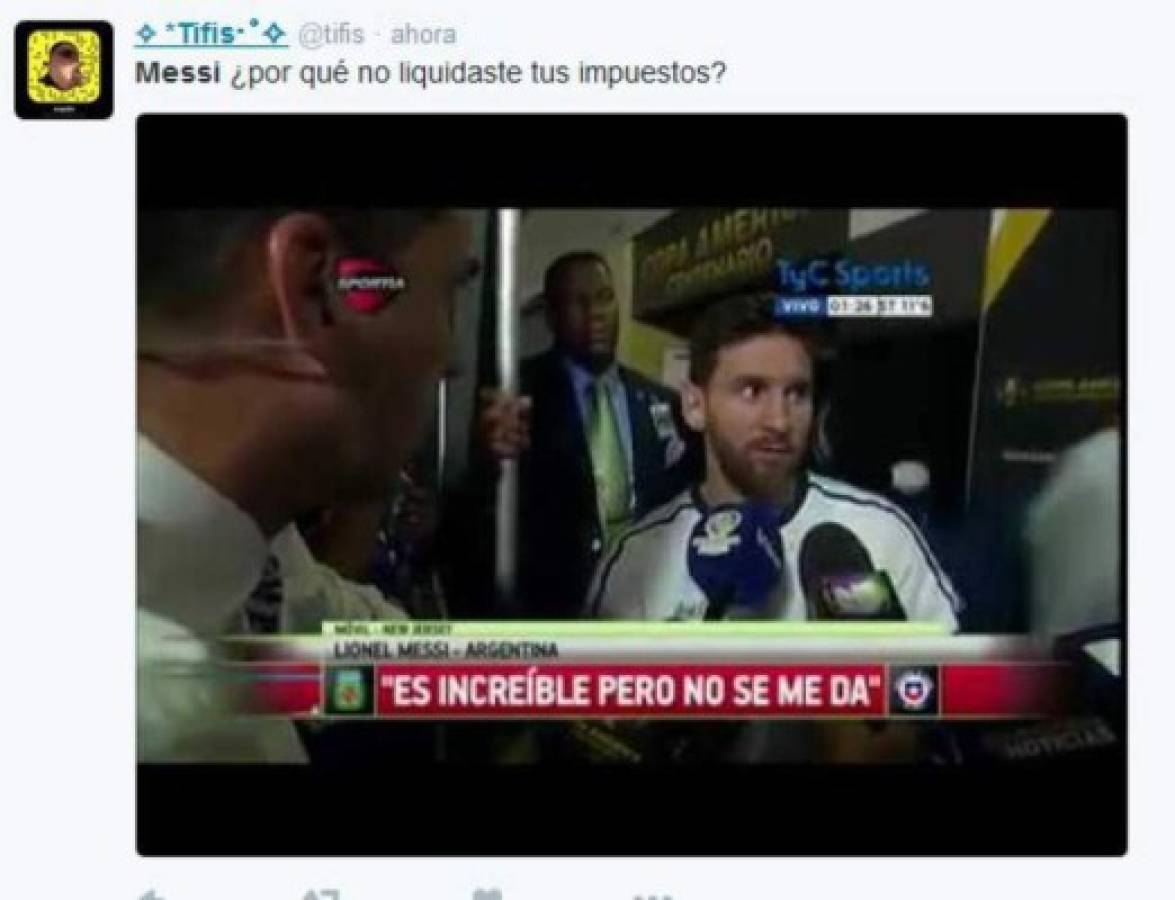 Messi, atacado con duros memes después de ser condenado a prisión