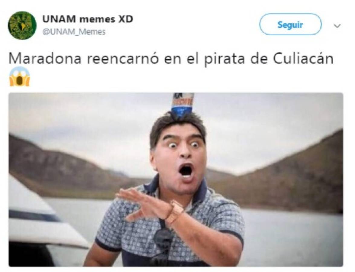 Memes: Revientan las redes con la llegada de Maradona a Dorados de Sinaloa