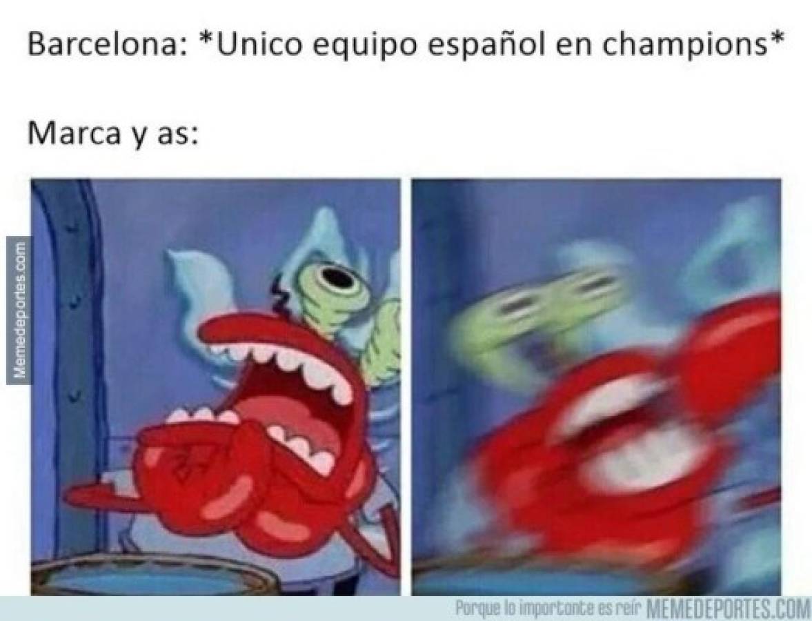 Los crueles memes de la goleada del Barcelona al Lyon en la Champions League