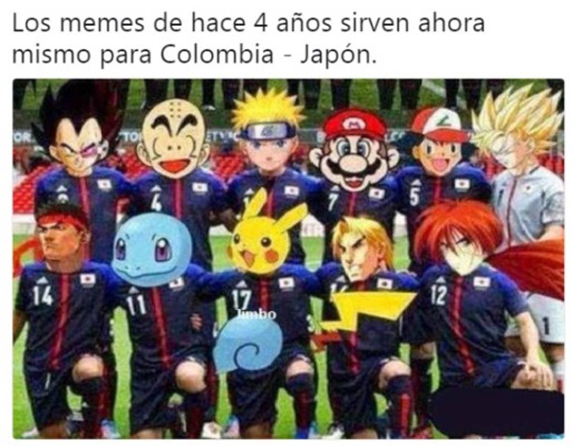 Revientan las redes con memes tras la derrota de Colombia ante Japón en Rusia 2018