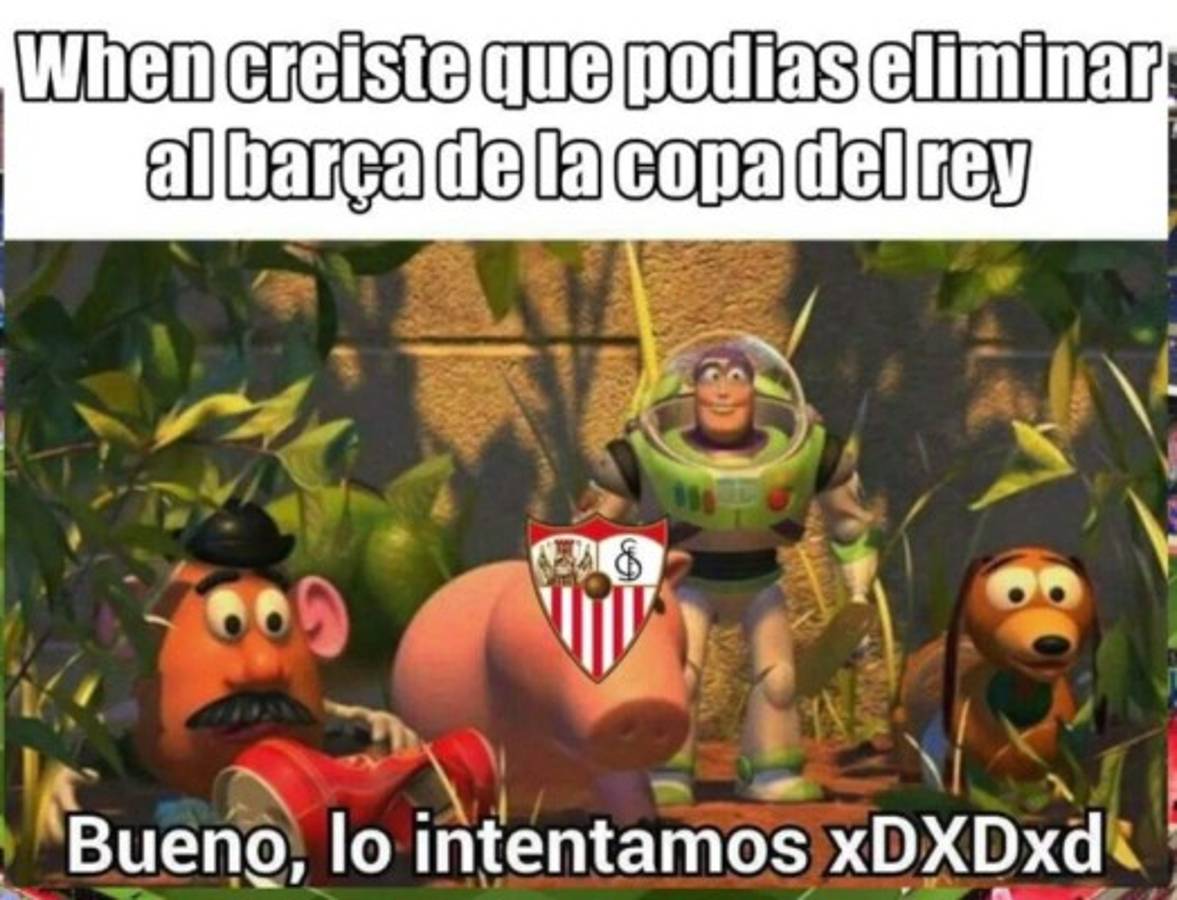 Los memes de la goleada del Barça donde hacen pedazos al Sevilla y no perdonan a Messi