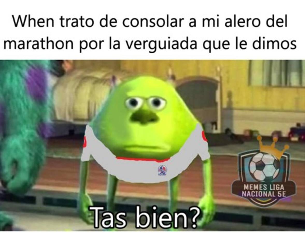 Memes: Humillan a Marathón tras la goleada de escándalo del Olimpia en el Nacional