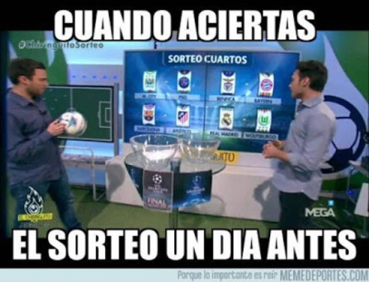 Los divertidos memes que deja el sorteo de la Champions