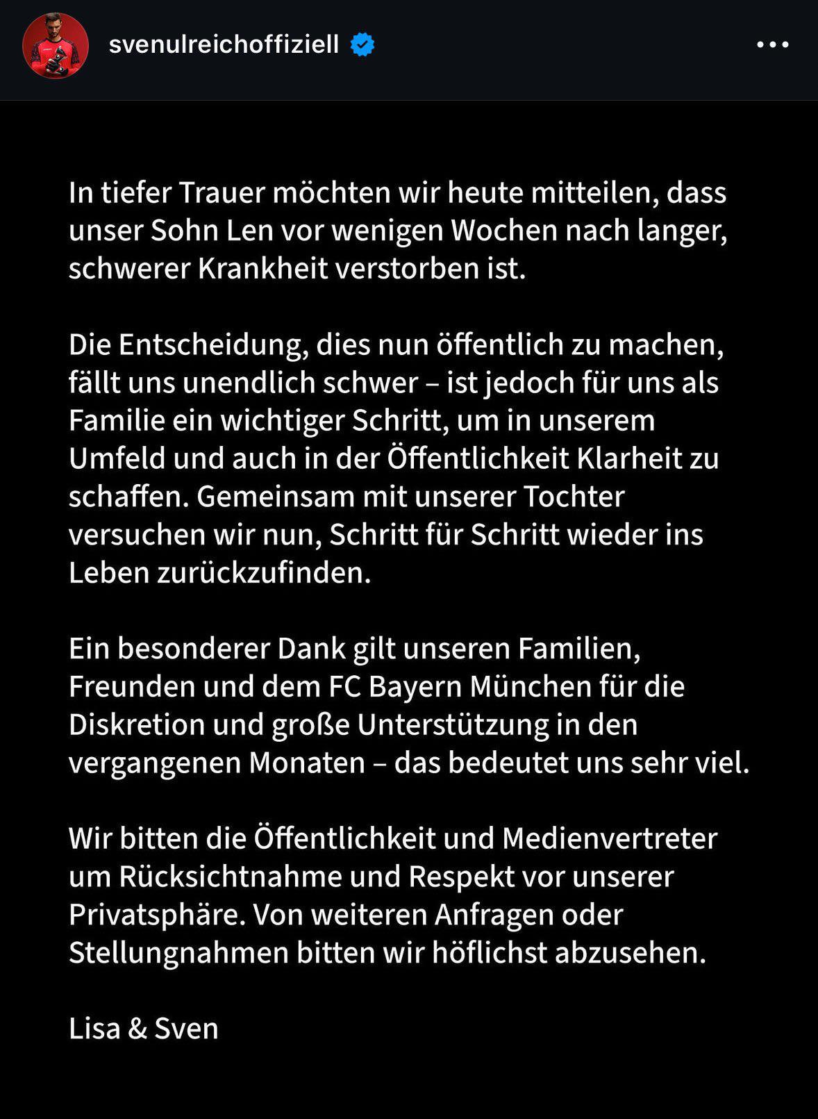 Muere hijo de reconocido futbolista del Bayern Múnich a los 6 años y esta fue la desgarradora causa