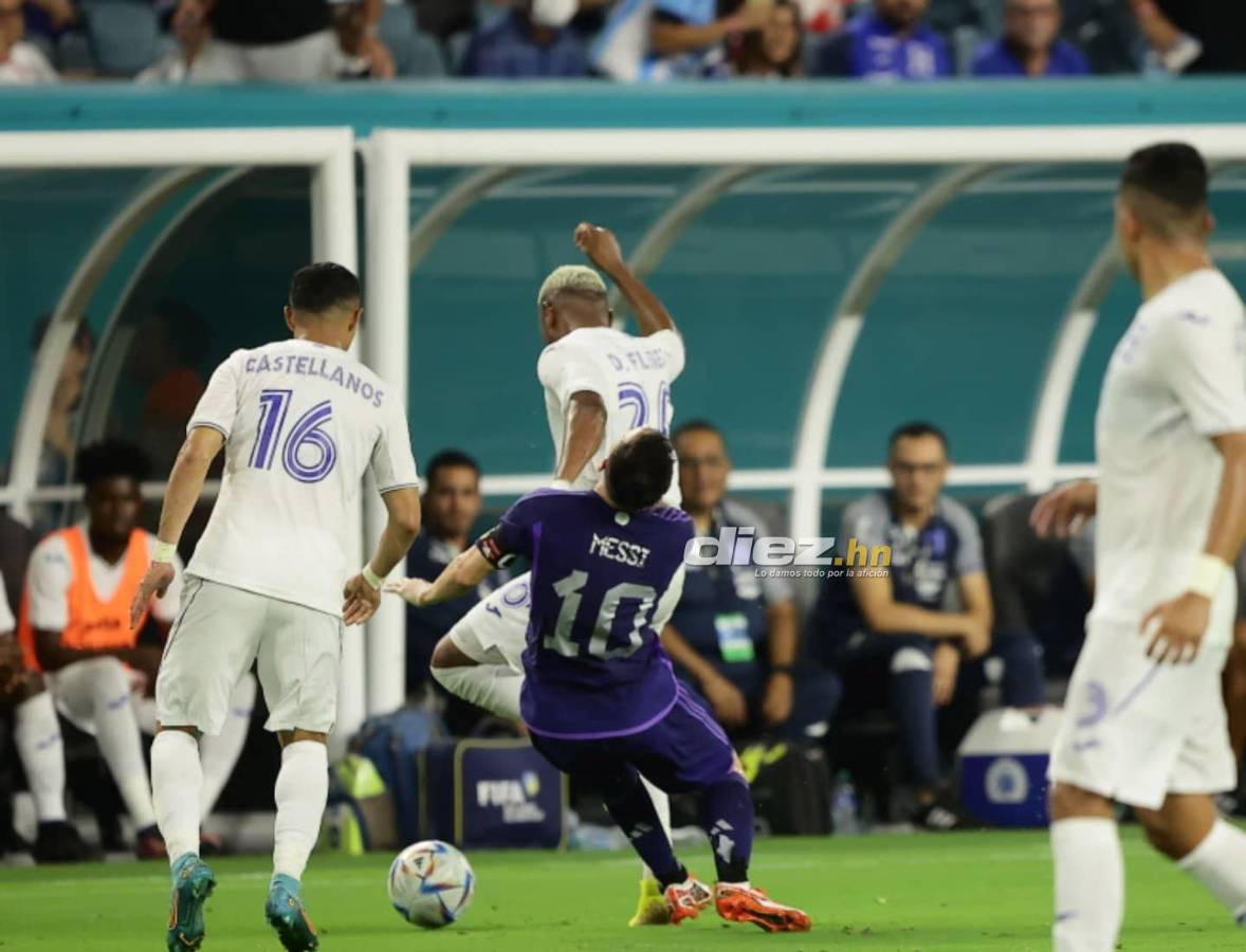 NO SE VIO EN TV del Argentina-Honduras: La bronca entre De Paul y Deiby, las selfies de Denil Maladonado y la petición a Messi con el Barcelona