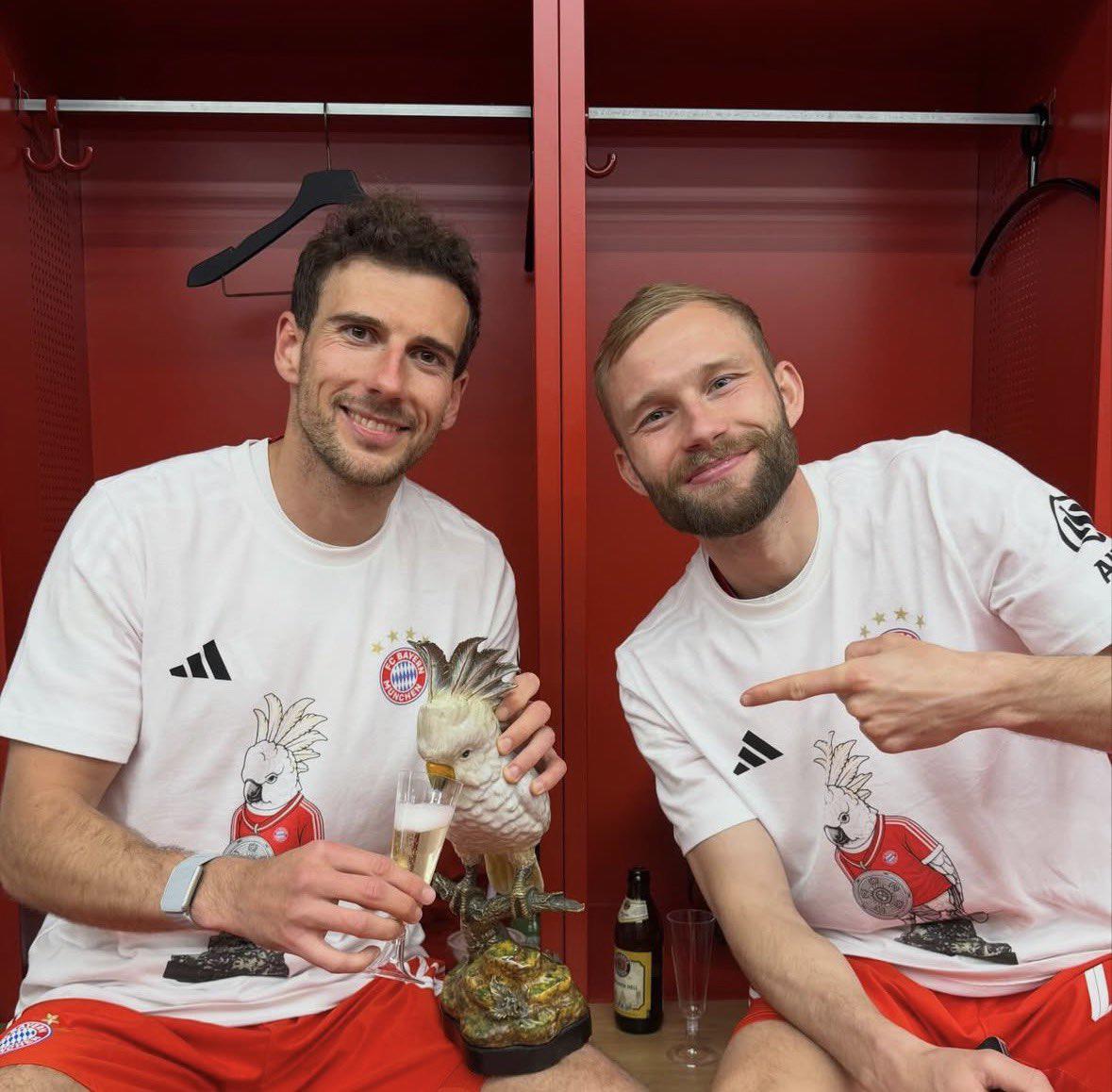 Fiestón del Bayern tras ganar la Bundesliga: el amuleto de la suerte, la euforia de Kompany y así celebró Luis Díaz