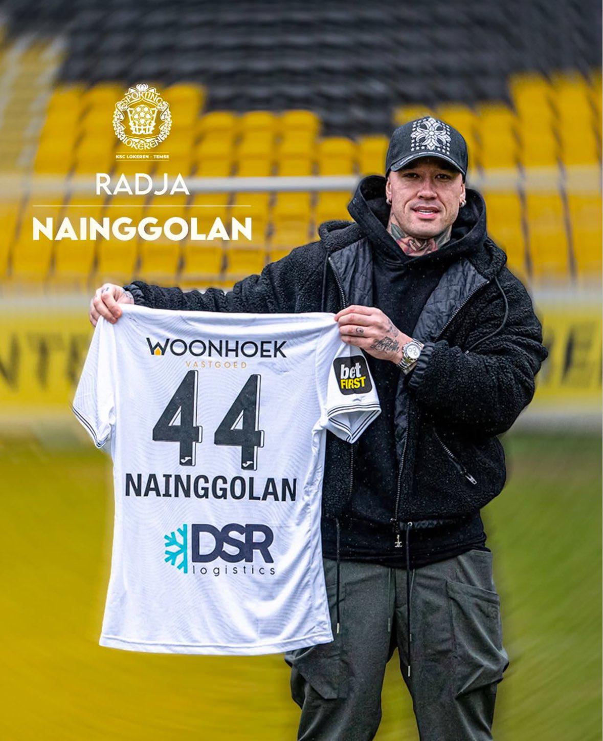 El club Lokeren-Temse fichó a Radja Nainggolan con un contrato a corto plazo.