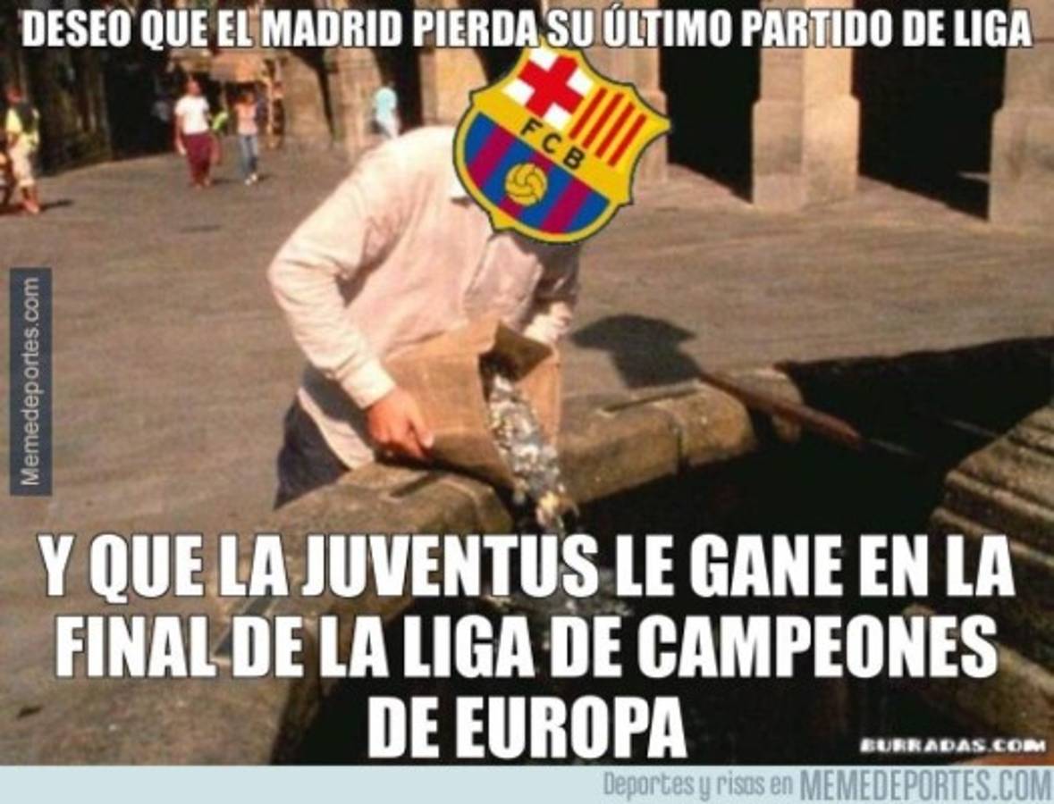 ¡Imperdibles! Terribles memes contra el Barcelona y Madrid previo al final de la Liga española