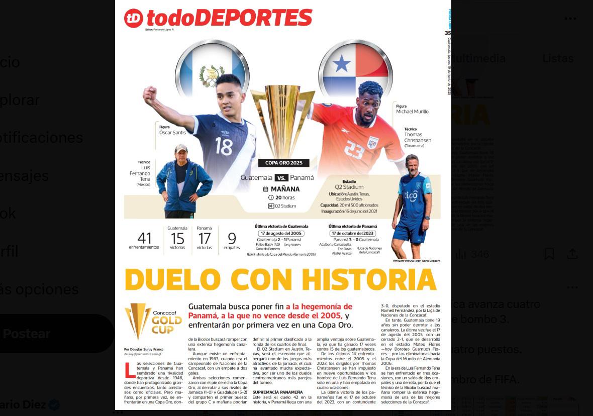 Ni se presenten: Chepe Bomba enciende a Guatemala con ácidos comentarios previo al juego con Panamá en Copa Oro