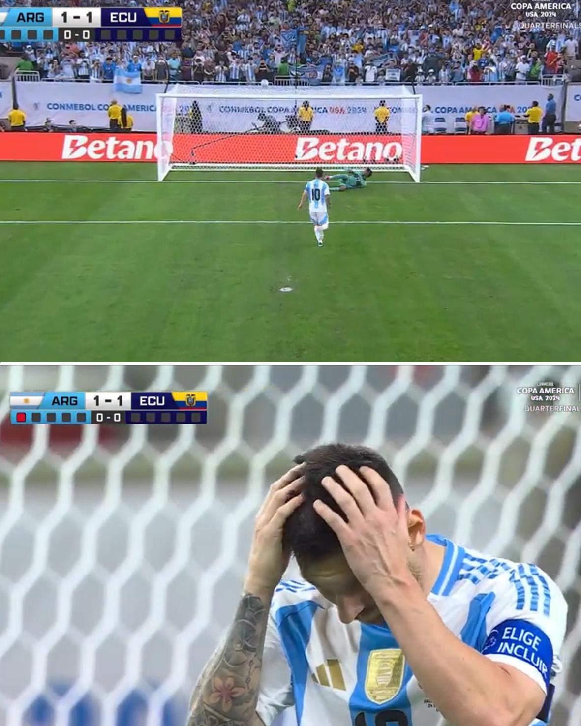 Copa América 2024: Messi falló penal, el show del Dibu Martínez y así festejó Argentina el sufrido pase a semifinales