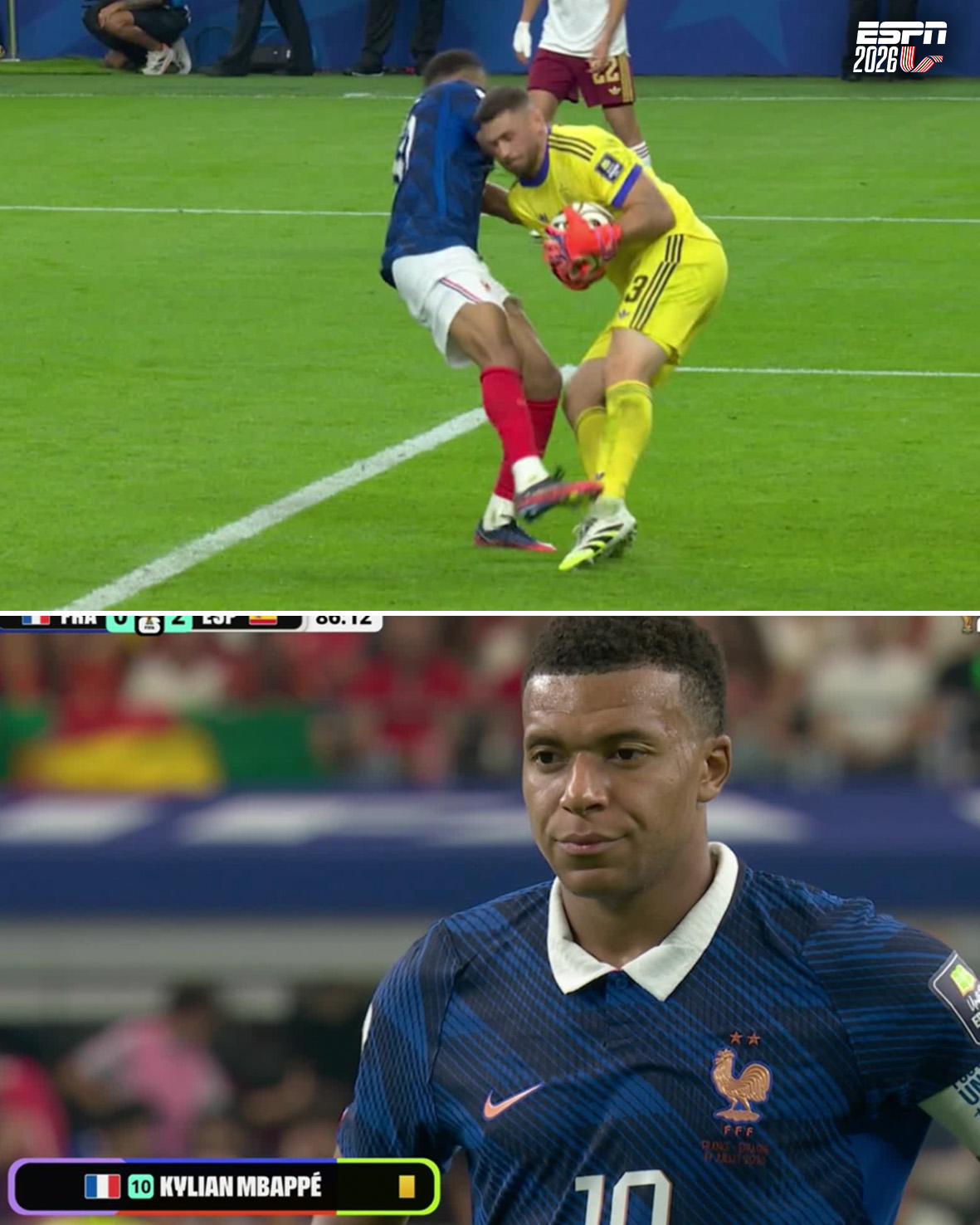 Los 3 errores de Iván Barton, la agresión de Mbappé y la fiesta de España tras meterse a la final del Mundial 2026