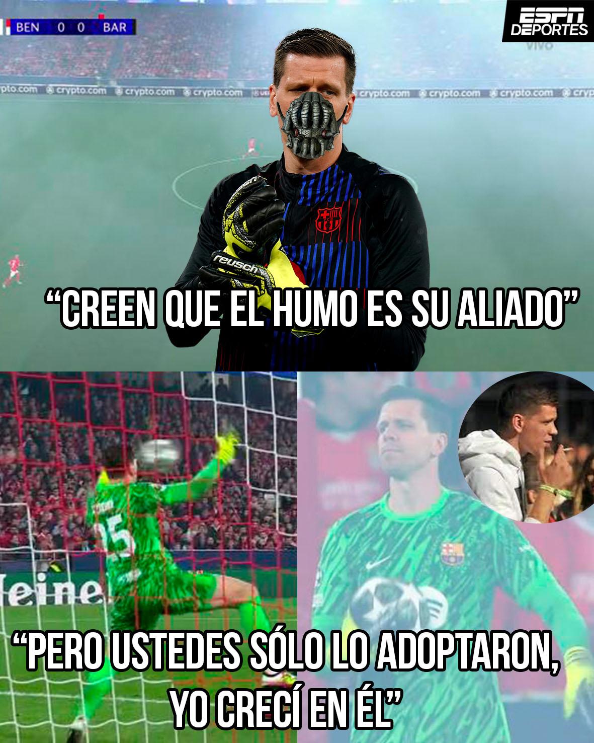 Szczesny Balón de Oro: los memes que dejó el triunfo de Barcelona ante Benfica en la Champions