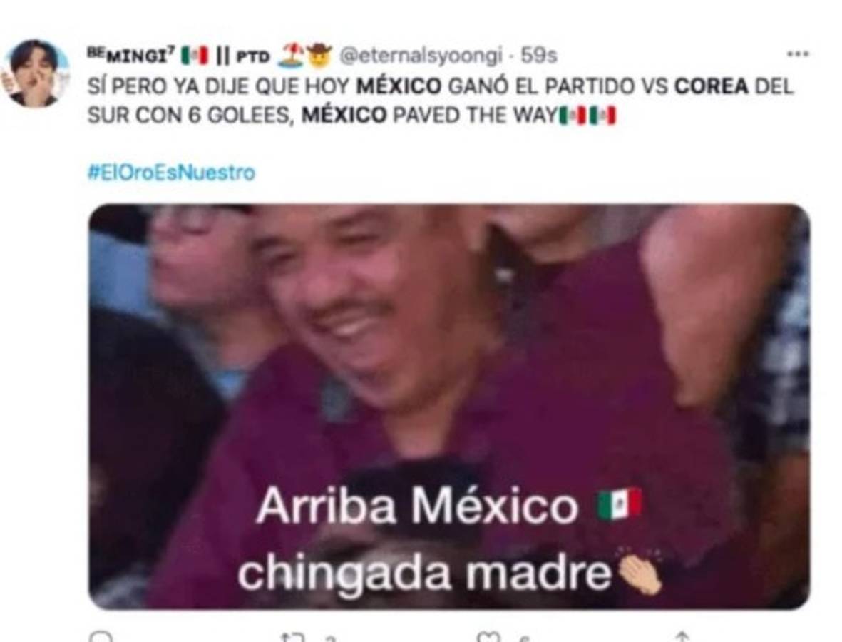 Los crueles memes de la paliza de México a Corea del Sur en los Juegos Olímpicos de Tokio