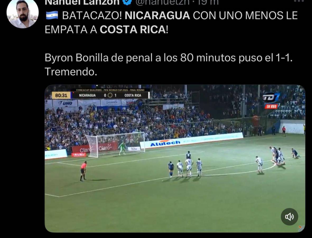 No era penal Nos bailaron: así reacciona la prensa al empate de Costa Rica ante Nicaragua ¿Qué dijo Chepebomba?