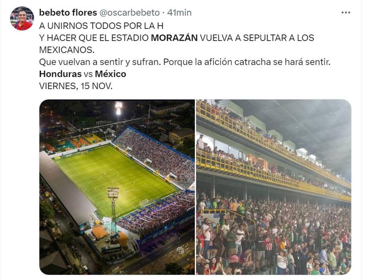 “Hacer que el estadio Morazán vuelva a sepultar a los mexicanos”: así informa la prensa de Honduras y México sobre el juego de ida