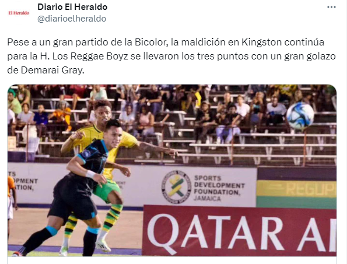 Así reaccionan los periodistas tras la nueva derrota de Honduras en Jamaica por la Liga de Naciones