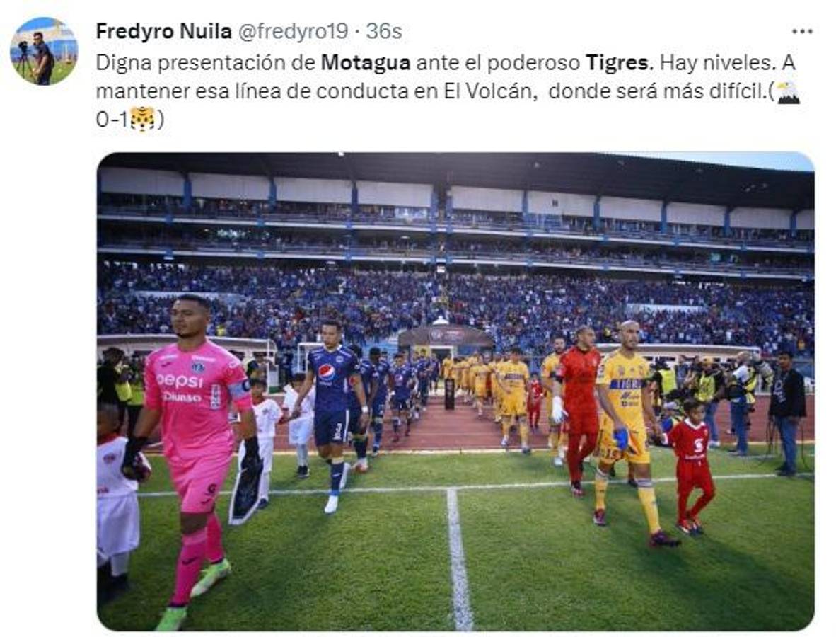 Lo que dicen los periodistas mexicanos y hondureños sobre el gane de Tigres ante Motagua: “Equipo muy limitado”