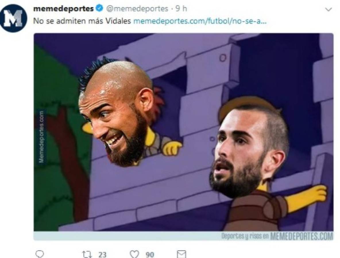 Los nuevos memes de la presentación de Arturo Vidal como jugador del FC Barcelona