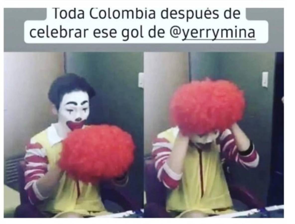Yerry Mina anota en el Colombia-Ecuador en el minuto 100, se fue a bailar, el VAR lo anula y lo reventaron con memes