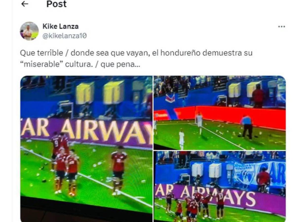 La reacción de Costly, el gran señalado de la prensa de Honduras y directivo atiza contra Rougier