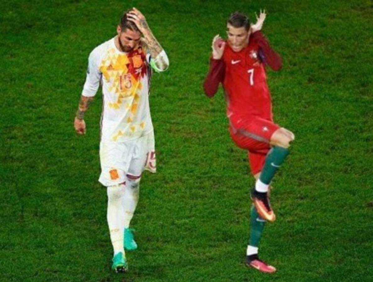 Sergio Ramos, protagonista de los memes en la derrota de España ante Croacia