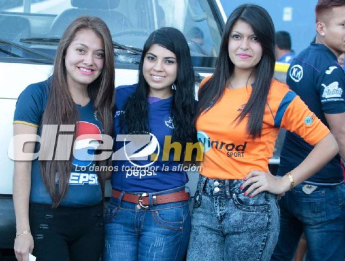 Las chicas bellas en la final de Honduras