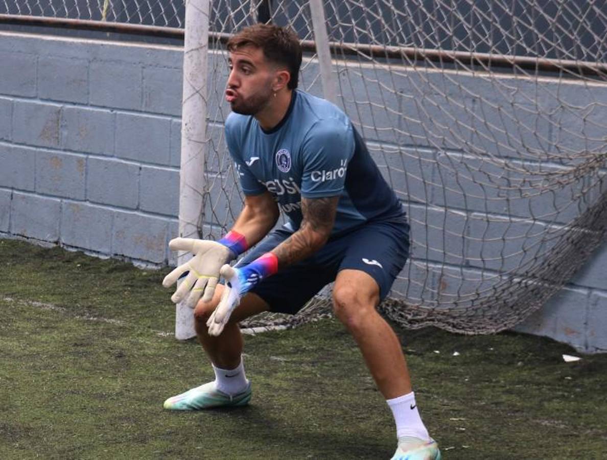 El gran ambiente en Motagua previo al clásico ante Marathón: Pastel de cumpleaños y Auzmendi de portero
