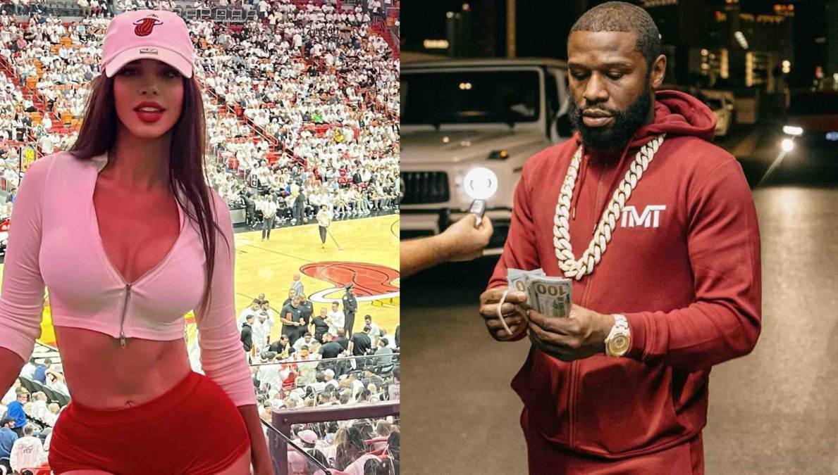 ¡Desafió el clima de Londres! La sensual Ivana Knoll pasó una noche increíble junto a Floyd Mayweather: su sexy outfit