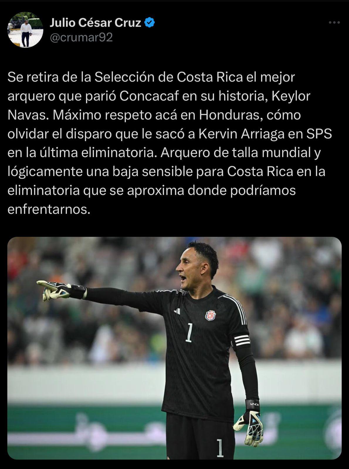 Sergio Ramos envía mensaje y en Panamá lanzan duro: las reacciones tras el retiro de Keylor Navas de la Selección de Costa Rica