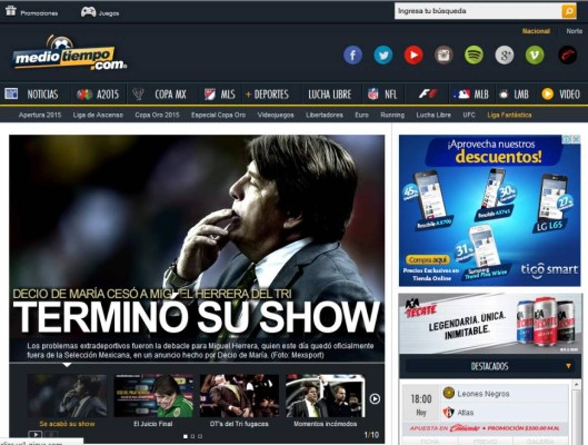 Así cuenta la prensa mundial salida de Miguel Herrera